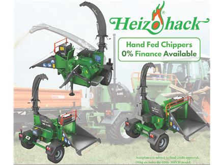 HEIZOHACK HAND FED CHIPPER 0% FINANCE OFFER