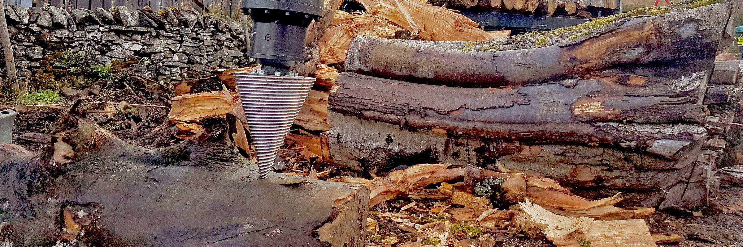 Screw Cone Log Splitter