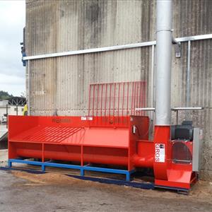 Blower, Trough and Auger